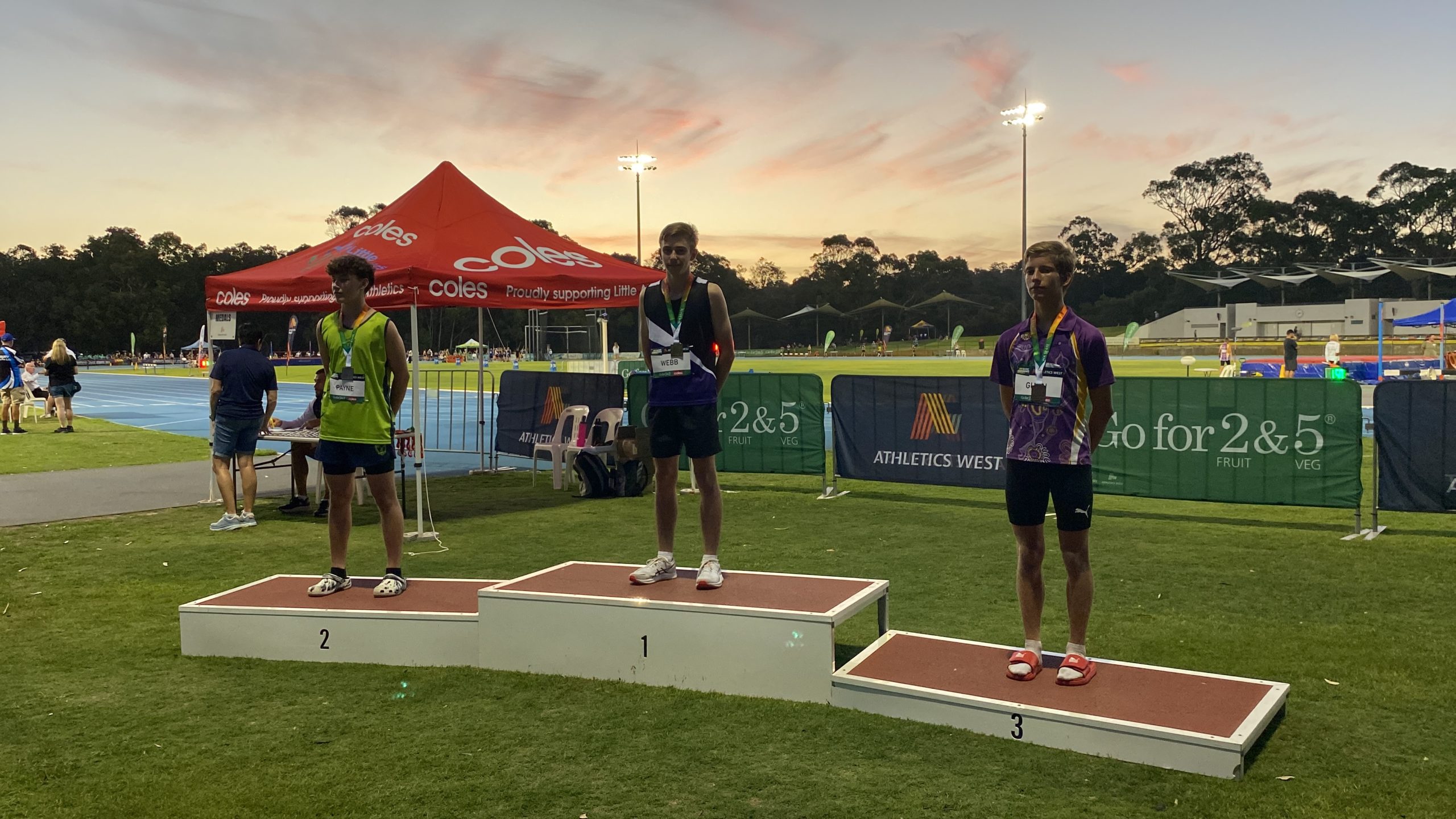 WA State Gold Medalist – 200m Hurdles